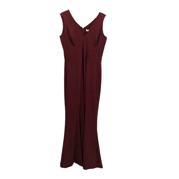 Dress the Population Sandra Maroon Burgundy Gown XXL - Picture 4 of 7